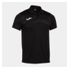 Joma Montreal Short Sleeve Polo Shirt Black