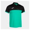 Joma Montreal Short Sleeve Polo Shirt Green-Black