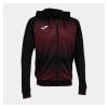 Joma Tiger V Zip-Up Hoodie Black-Burgundy