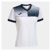 Joma Eco Supernova Short Sleeve T-Shirt White-Navy