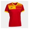 Joma Eco Supernova Short Sleeve T-Shirt Red-Yellow