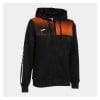 Joma Womens Eco Supernova Zip-Up Hoodie (W) Black-Orange
