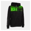 Joma Womens Eco Supernova Zip-Up Hoodie (W) Black-Fluor Green