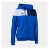 Joma Womens Crew V Zip-Up Hoodie (W) Royal Blue-Navy-White