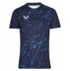 Castore Marble Printed Short Sleeve Training Tee Navy-Royal Blue-White