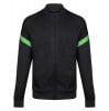 Classic Pro Full Zip Track Jacket Black-Emerald