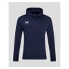 Castore Brushback Hoodie Navy-White