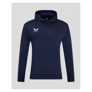 Castore Brushback Hoodie Navy-White