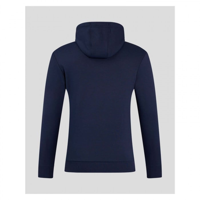 Castore Brushback Hoodie Navy-White