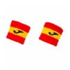 Joma Wrist Band Tennis Medium Red-Yellow-Red