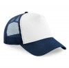 Beechfield Snapback Trucker French Navy-White
