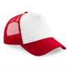 Beechfield Snapback Trucker Classic Red-White