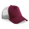 Beechfield Snapback Trucker Burgundy-Light Grey