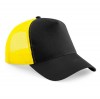 Beechfield Snapback Trucker Black-Yellow