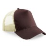 Beechfield Snapback Trucker Chocolate-Caramel