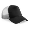Beechfield Snapback Trucker Black-Light Grey