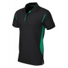 Classic Active Tech Premium Polo Black-Emerald