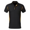 Classic Active Tech Premium Polo Black-Amber