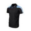 Classic Team Unisex Polo Black-Sky Blue