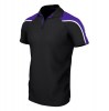 Classic Team Unisex Polo Black-Purple