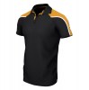 Classic Team Unisex Polo Black-Amber