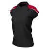 Classic Womens Team Polo (W) Black-Red
