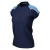 Classic Womens Team Polo (W) Navy-Sky Blue