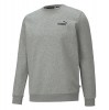 Puma Mens ESS Small Logo Crew Medium Grey Heather