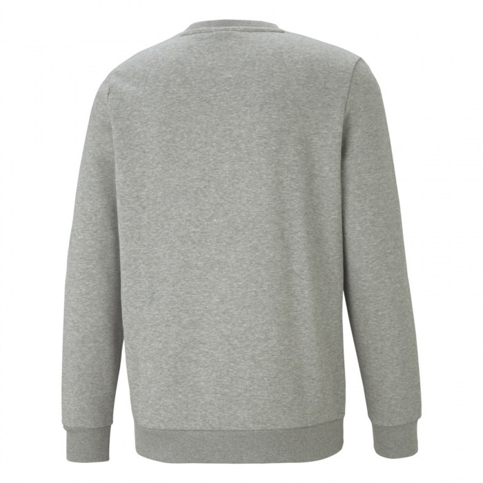 Puma Mens ESS Small Logo Crew Medium Grey Heather