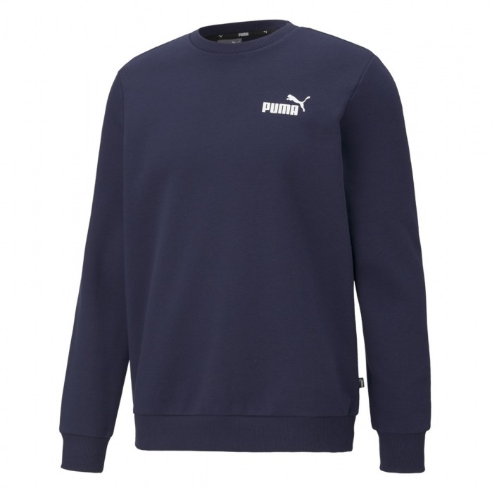 Puma Mens ESS Small Logo Crew Peacoat