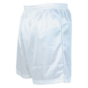Precision Micro-stripe Football Shorts White