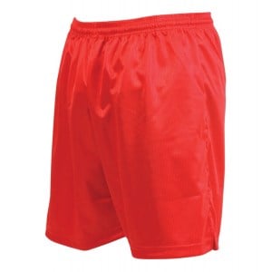 Precision Micro-stripe Football Shorts Red