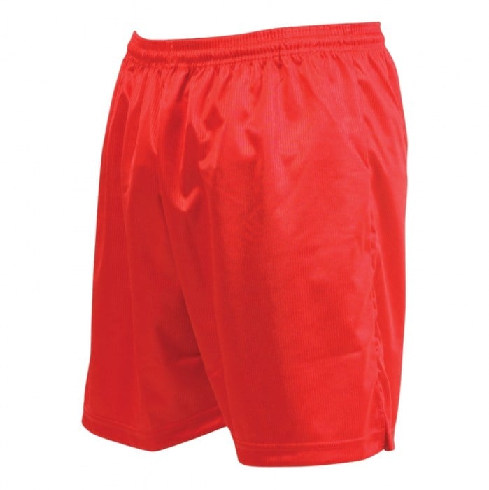 Precision Micro-stripe Football Shorts Red