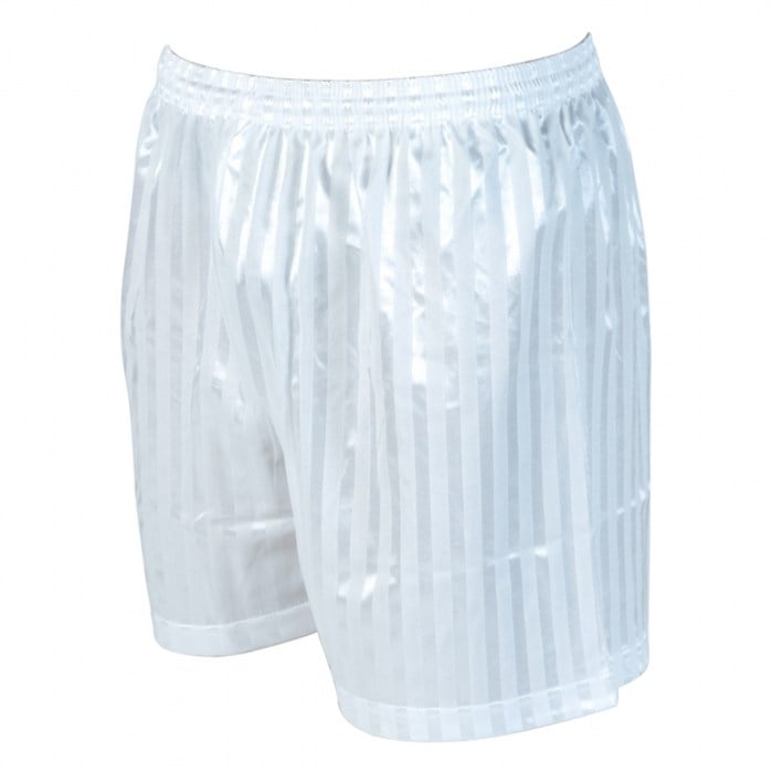 Precision Striped Continental Football Shorts White
