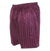 Precision Striped Continental Football Shorts Maroon