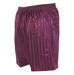 Precision Striped Continental Football Shorts Maroon