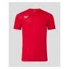 Castore Short Sleeve Training T-Shirt Red-White