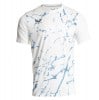 Castore Marble Printed Short Sleeve Training Tee White-Sky Blue-Black