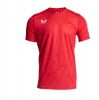 Castore Marble Printed Short Sleeve Training Tee Red-Claret-White