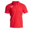 Castore Short Sleeve Cotton Leisure Polo Red-White