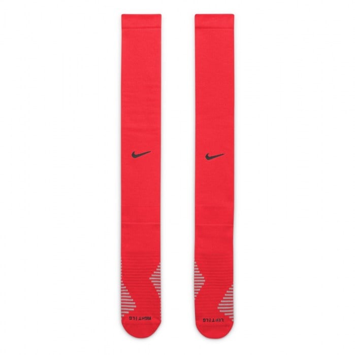 Nike Strike Dri-FIT Knee-High Soccer Socks Bright Crimson-Black