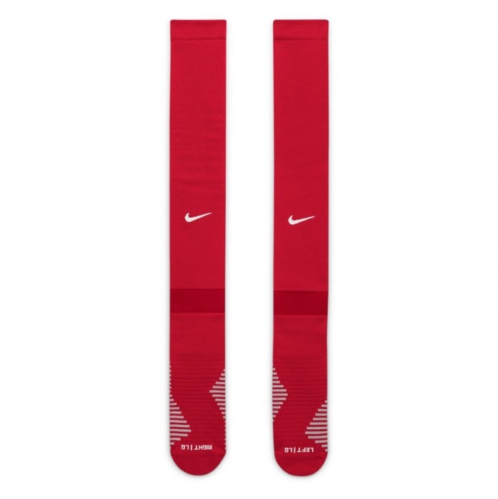 Nike Strike Dri-FIT Knee-High Soccer Socks University Red-Gym Red-White