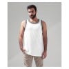 Mesh Tank Top White-Black