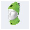 Errea Jumar Evo Hat/Snood Fluorescent Green-Black