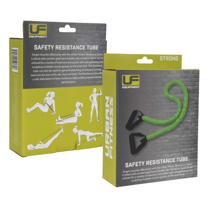 Urban Fitness Safety Resistance Tube Green-Strong
