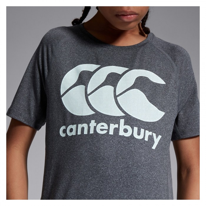 Canterbury Junior Large Logo Superlight Short Sleeve T-Shirt