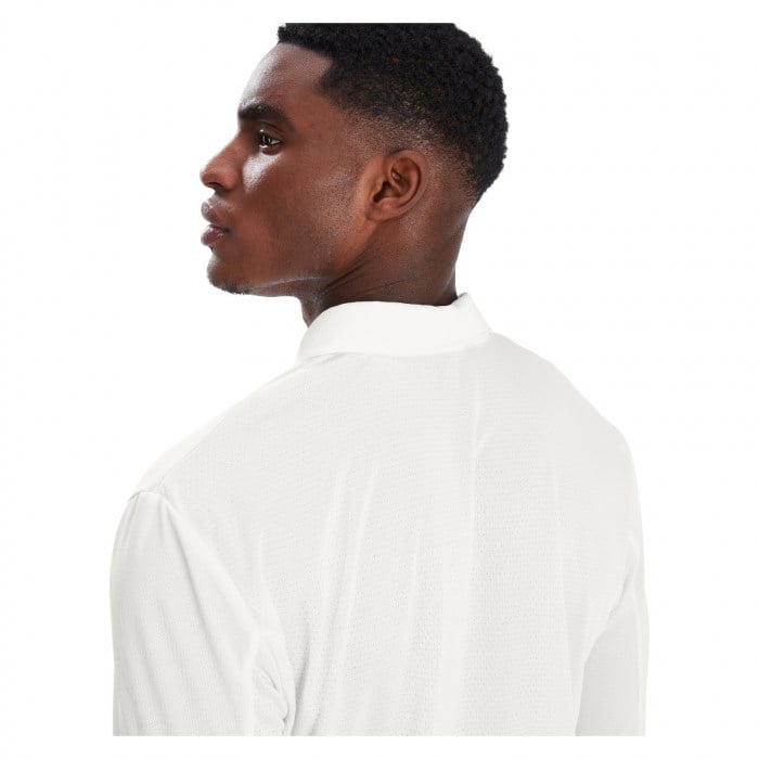 Canterbury Cricket Set-In Long-Sleeve Polo