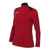 Nike Womens Academy Pro 24 Women's Dri-FIT Drill Top (W) University Red-University Red-White