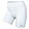 Nike Womens Pro Short White - White -(black)