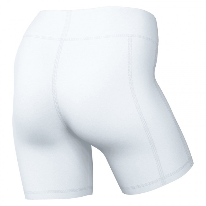 Nike Womens Pro Short White - White -(black)